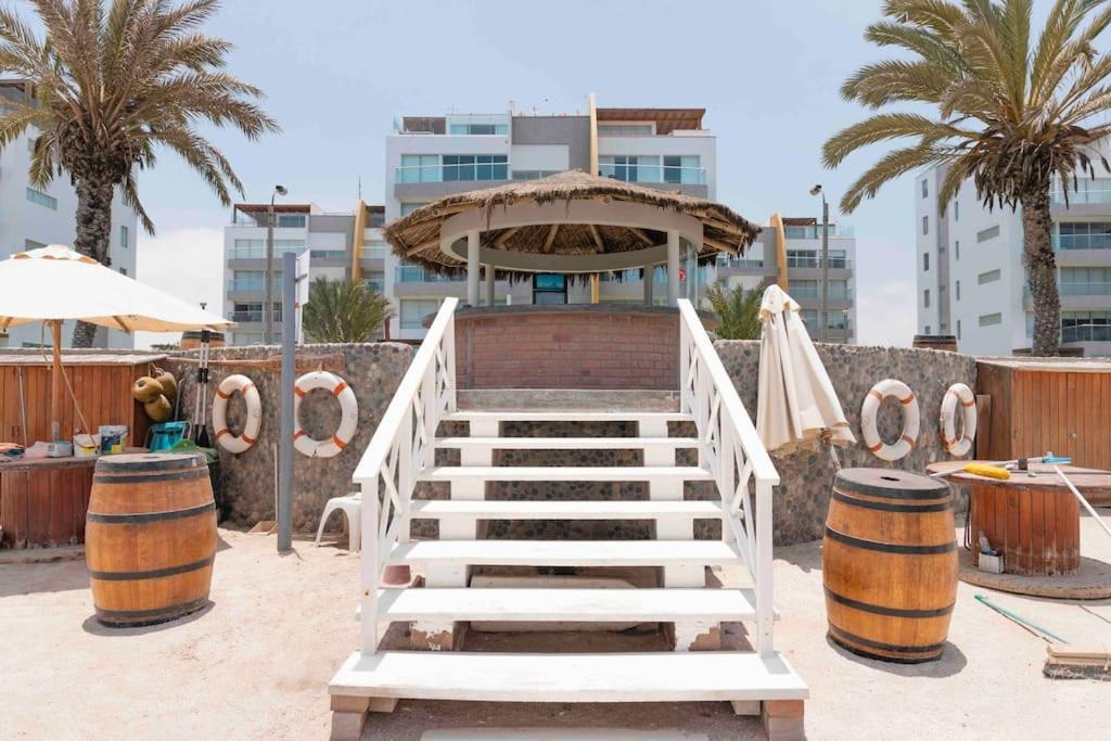 Aquaria Paracas Hermoso Depa De Playa Full Equipo Екстериор снимка
